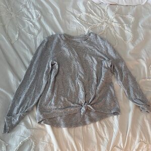 GAP Gray Knotted Sweatshirt